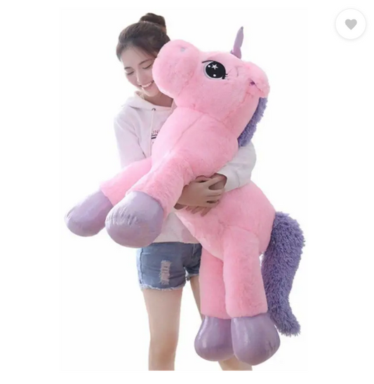 OZEE GIANT AND ADORABLE UNICORN SOFT AND STUFFED TOYS FOR VALENTINE AND BIRTHDAY GIFTS - 101 cm  (Pink)