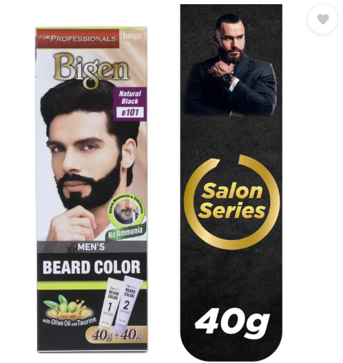 Bigen Professional Beard Color B101 , Natural Black