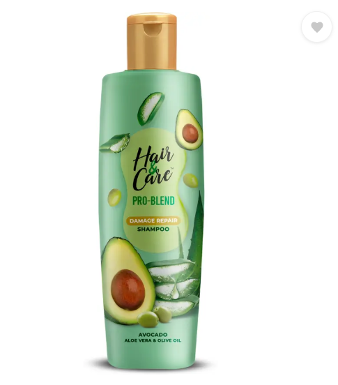 Hair and Care Pro Blend Damage Repair Shampoo|Avacado, Aloe Vera & Olive Oil|For Damaged hair  (300 ml)
