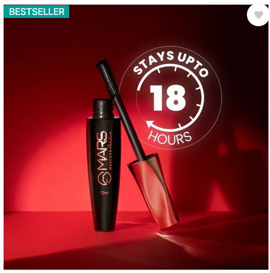 MARS Ultra Curl Long lasting Fabulash Mascara 12 ml  (Jet Black)