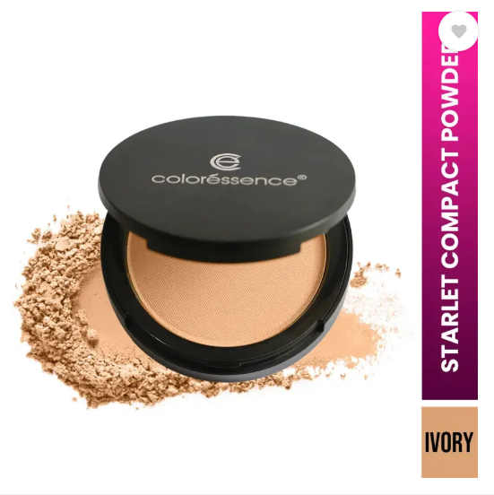 COLORESSENCE Compact Powder for Instant Glow|Waterproof|All Skin|vory Beige Compact  (Ivory Beige, 10 g)