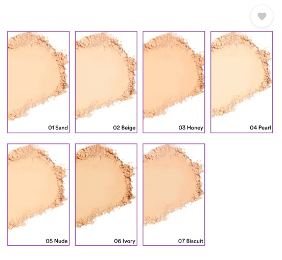 SUGAR POP Longwear Compact 01 Sand | UV Protection | Pore Minimizing | Medium Coverage Compact  (Sand, 9 g)