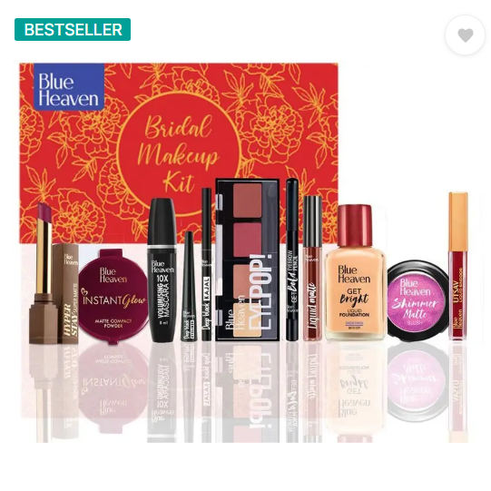 BLUE HEAVEN Bridal Makeup kit for women  (Pack of 11)