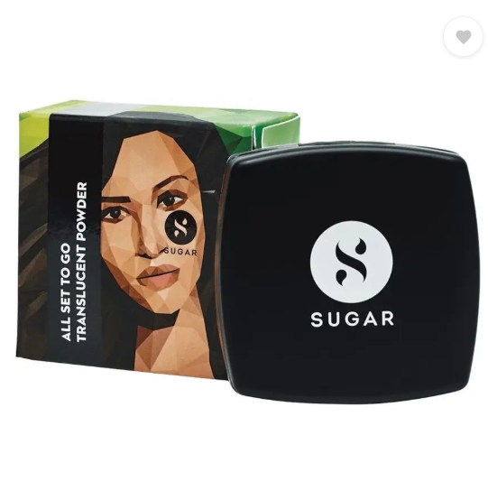 SUGAR Cosmetics All Set To Go Translucent Powder Compact  (Translucent Powder, 7 g)