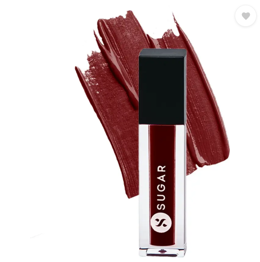 SUGAR Cosmetics Smudge Me Not Mini Liquid Matte Lipstick,Transferproof & Enriched with Vitamin E  (01 Brazen Raisin, 1.1 g)