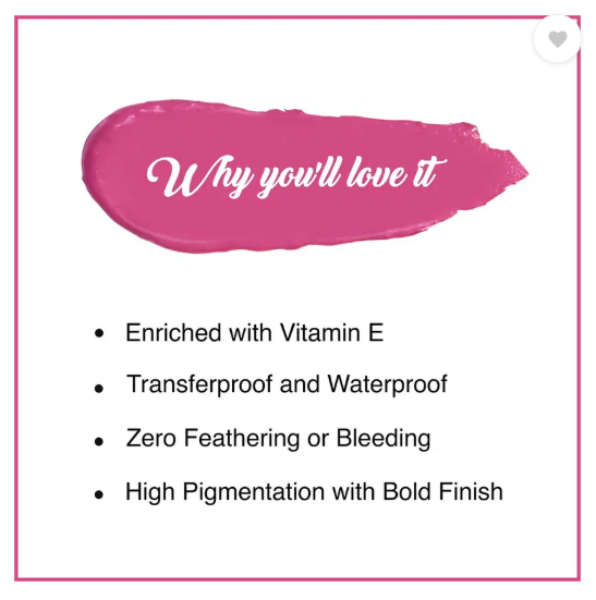 SUGAR Cosmetics Smudge Me Not Mini Liquid Matte Lipstick,Transferproof & Enriched with Vitamin E  (01 Brazen Raisin, 1.1 g)