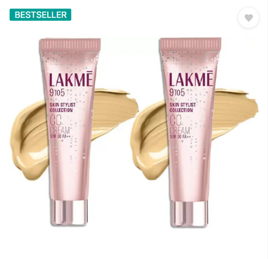 Lakmé 9 to 5 CC cream for face Foundation  (Beige, 60 g)