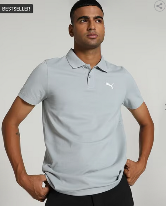 PUMA Mens Slim Fit Polo T-Shirt
